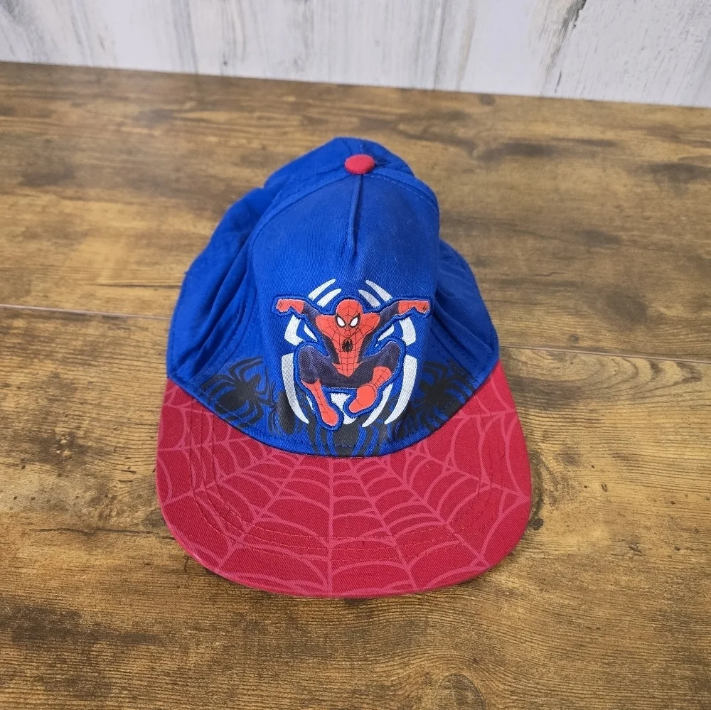 Marvel Spider-Man Blue and Red Cap kids size 8+ years